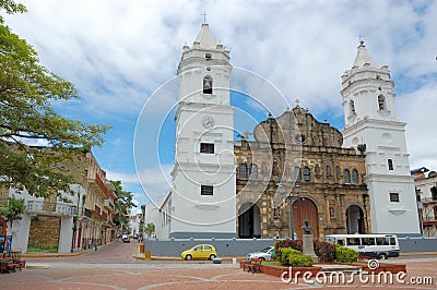 Panama city casco viejo Stock Photo