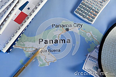 Panama papers Stock Photo