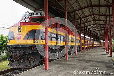 He Panama Railway train Editorial Stock Photo