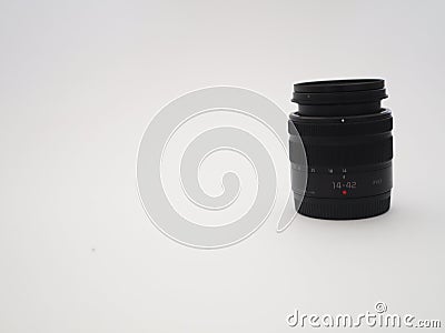 Panasonic Lumix 14-42mm f3,5-5,6 Stock Photo