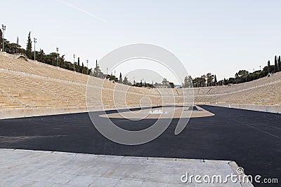 Panathenaic Stadium from Athens in Greece Editorial Stock Photo