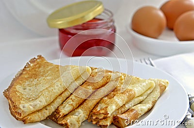 Pancakes Stock Photo