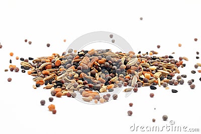 Panch Phoron Indian Five spice mix Stock Photo