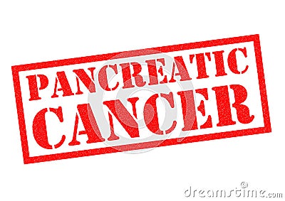 PANCREATIC CANCER Rubber Stamp Stock Photo