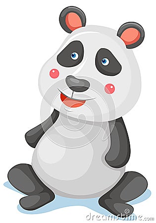 Panda bear Vector Illustration