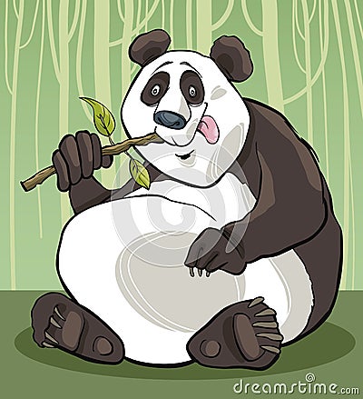 Panda bear Vector Illustration