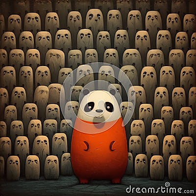 Panda Comics: Top 31 Orange Beaver Funny Stock Photo