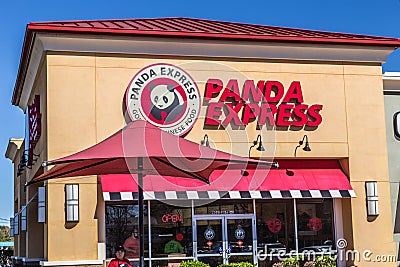 Panda Express Fast Food Editorial Stock Photo