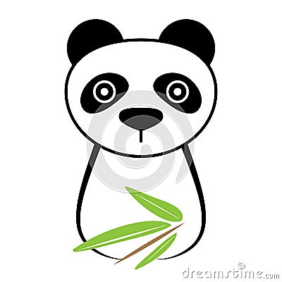 Panda icon Stock Photo