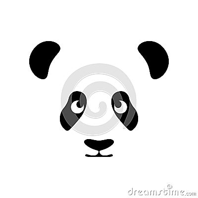 Muzzle bear panda Stock Photo