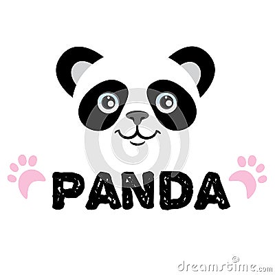 Panda logo Vector Illustration