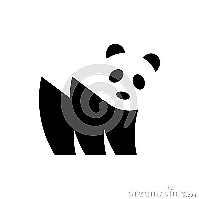 Panda logo Vector Illustration