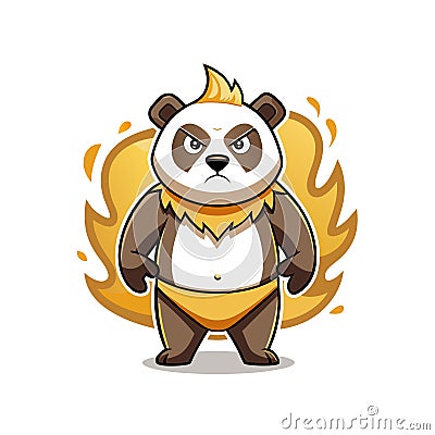 Pandas Joyful Inline Skating Experience Stock Photo