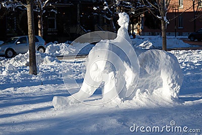 Travel nostalgia at Molson Park in Montreal Editorial Stock Photo