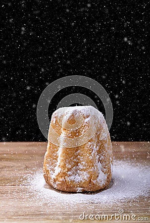 Pandoro cake Stock Photo