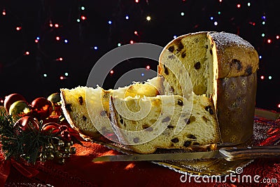 Panettone di Natale Stock Photo