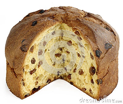 Panettone - italian christmas Stock Photo