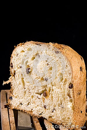 Panettone pastry Stock Photo