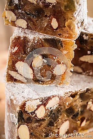 Panforte di Siena Stock Photo