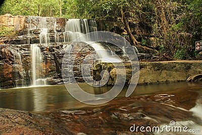 Pang Sida Waterfall Stock Photo