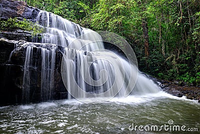 Pang Sida Waterfall Stock Photo