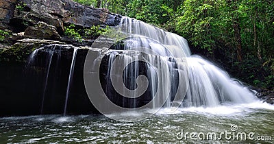 Pang Sida Waterfall Stock Photo