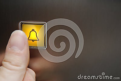 Panic button Stock Photo