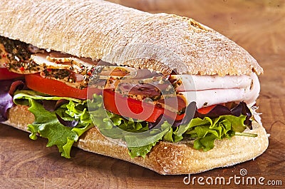 Panini sandwich Stock Photo