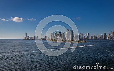 Panoramic View of Cartagena, Colombia Stock Photo