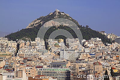 Panorama of Athens Stock Photo