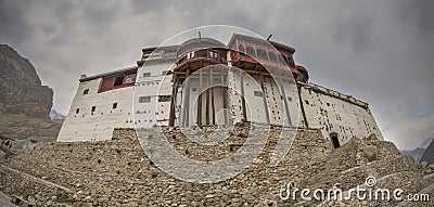 The panorama of Baltit fort Editorial Stock Photo