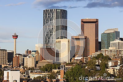 Panorama of Calgary Stock Photo