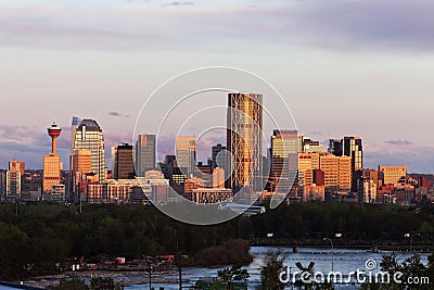 Panorama of Calgary Stock Photo