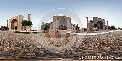 Panorama of the city of Samarkand Stock Photo