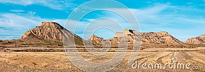 Panorama desertic landscape Stock Photo