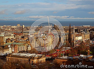 Panorama from Dundee. Stock Photo