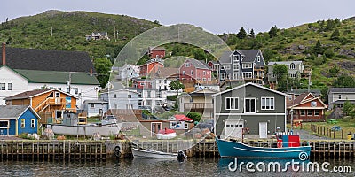 Petty Harbour in Newfoundland Editorial Stock Photo