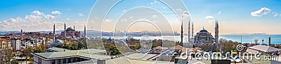 Panorama of Istanbul Stock Photo