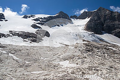 Panorama of Marmolada Stock Photo