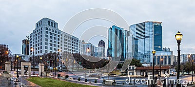 Panorama of midtown Atlanta Stock Photo