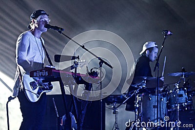 Panorama Music Festival - Rufus Du Sol in concert Editorial Stock Photo