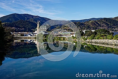 Panorama of Nelson, New Zealand Stock Photo