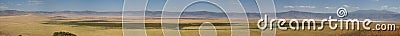 Panorama of the Ngorongoro crater Stock Photo