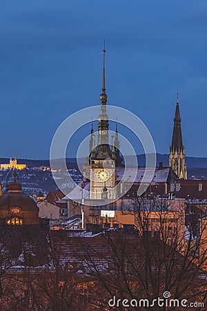 Panorama of Olomouc Stock Photo