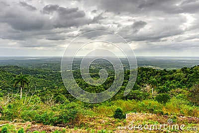 Panorama over Soroa, Cuba Stock Photo