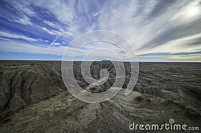 Panorama Point in Badlands National Park, South Dakota, USA Stock Photo