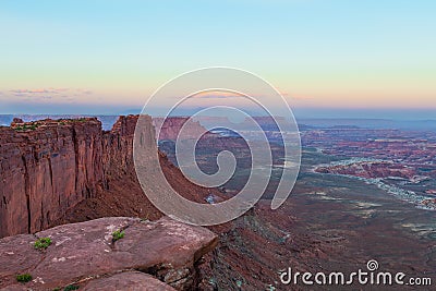 Panorama Point, Maze District of Canyonlands National Park, Utah Stock Photo