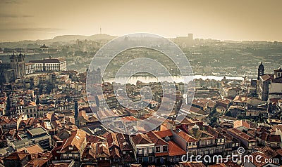 Panorama Porto Editorial Stock Photo