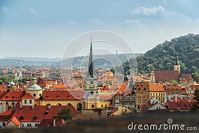 Panorama Prague Stock Photo