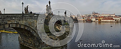 Panorama Prague Editorial Stock Photo